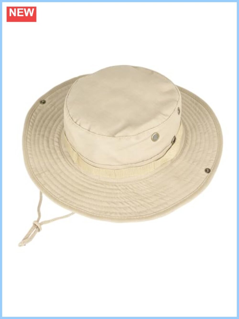 Unisex Wide Brim Boonie Bucket Hat UPF 50+ Adjustable Foldable Outdoor Sun Hat